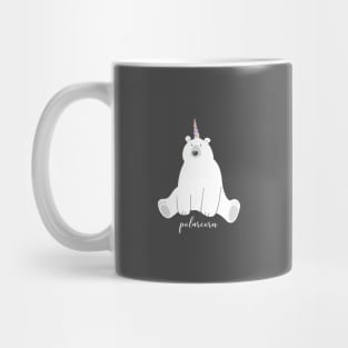 Polarcorn: polar bear and unicorn Mug